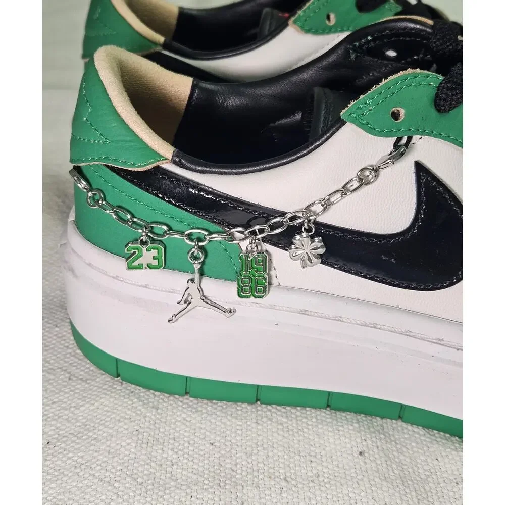 Nike Air Jordan 1 Elevate Low SE Lucky Green Women’s Size 8 Custom DQ8394-301